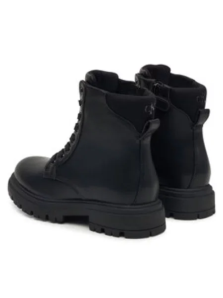 Žygio batai Calvin Klein Lace Up Bootie D juoda