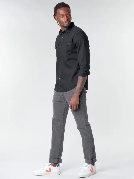 Levi's Camasa jeans negru