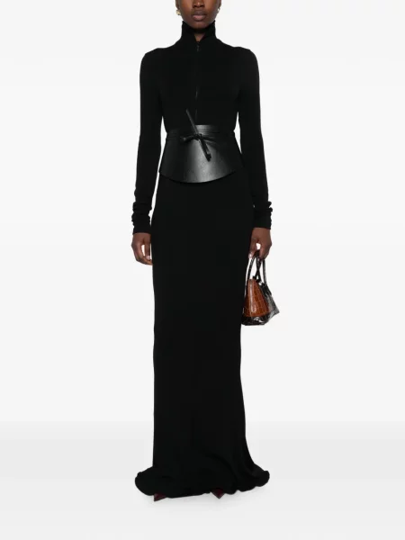 Rochie maxi Mugler negru