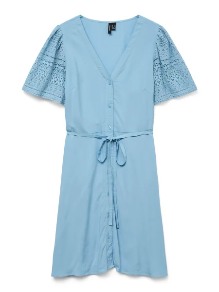 VERO MODA Rochie tip bluză VMGRACE turcoaz