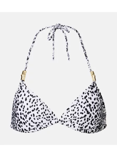 Bikini Heidi Klein z nadrukiem biały