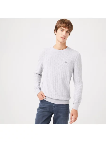 Lacoste Sweter Lacoste szary