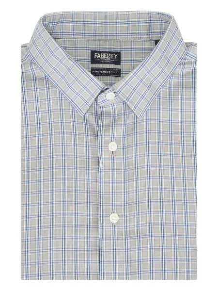Košulja Faherty karirana siva