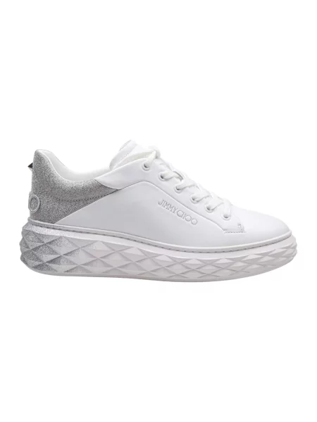 Sneakersy Jimmy Choo skórzane białe
