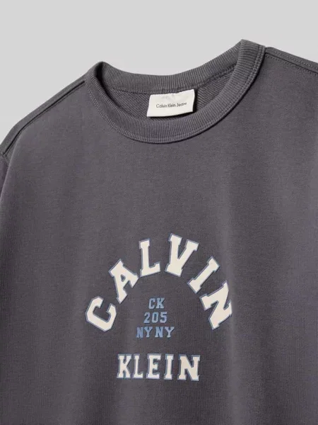 Bluza o kroju regular fit z nadrukiem z logo model Varsity' Calvin Klein Jeans