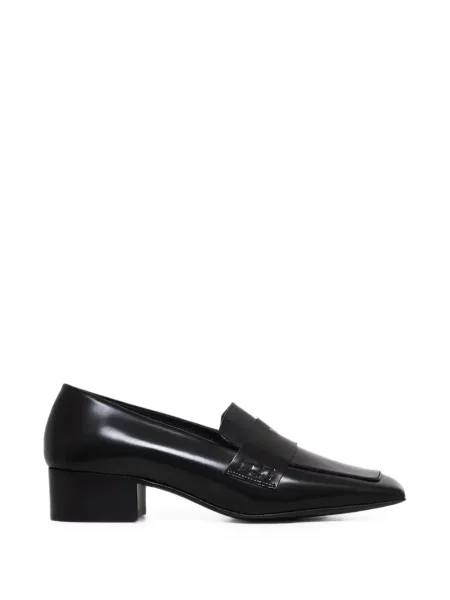 Pantofi loafer Vanda Novak cu autograf negru