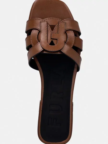 Кожаные шлепанцы Furla