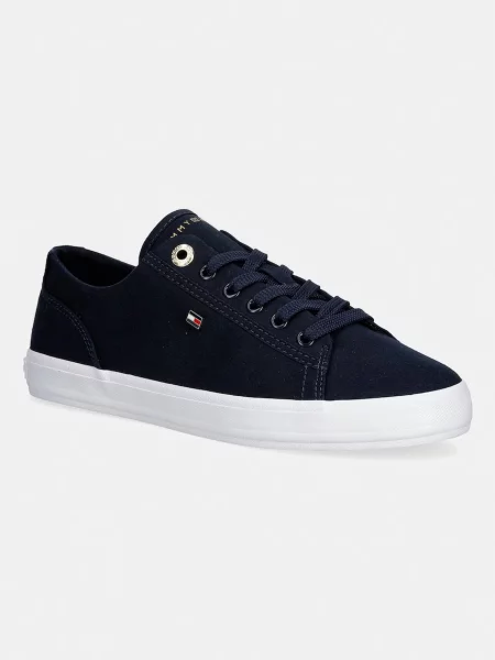 Sneakerși Tommy Hilfiger din canvas