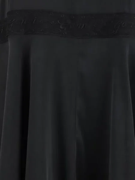 Rochie maxi Ganni din dantelă negru