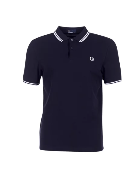 Polo majica Fred Perry s kratkimi rokavi modra