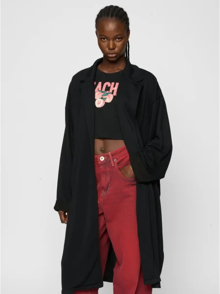 Palton Urban Classics din modal negru