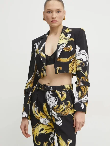 Versace Jeans Couture sacou un singur rand de modelator negru