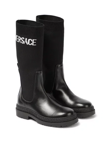 Μποτάκια αστραγάλου Versace μαύρο