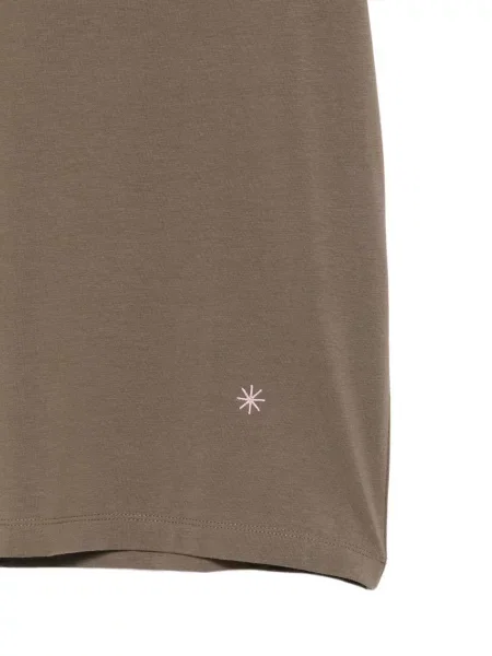 Tricou Manuel Ritz cu decolteu rotund maro
