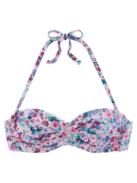 S.Oliver Sutien costum de baie / închis / mov deschis / roz albastru