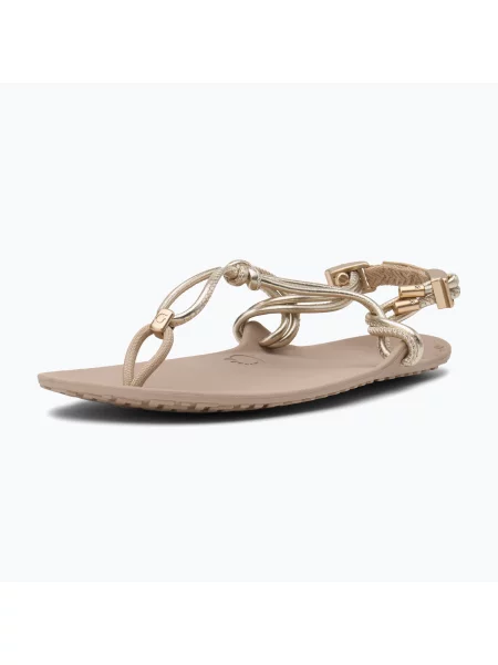 Sandale barefoot pentru femei Xero Shoes Genesis gold metallic