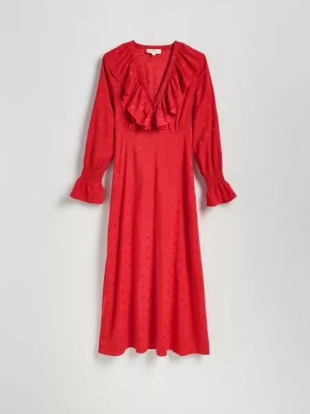 Rochie Reserved de costum roșu