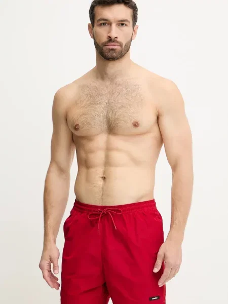 Kopalne kratke hlače Calvin Klein rdeča