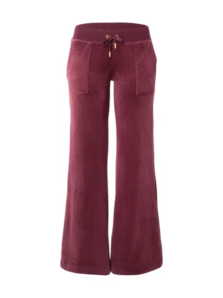 Juicy Couture Pantaloni Layla vin roșu