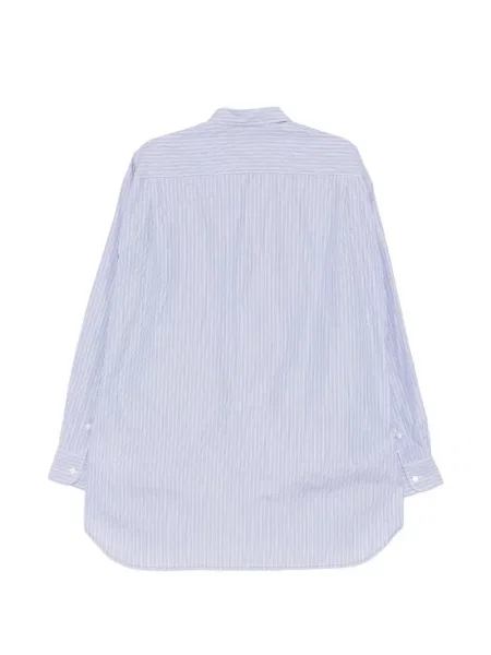 Ριγέ ριγέ πουκάμισο Comme Des Garçons Homme μπλε