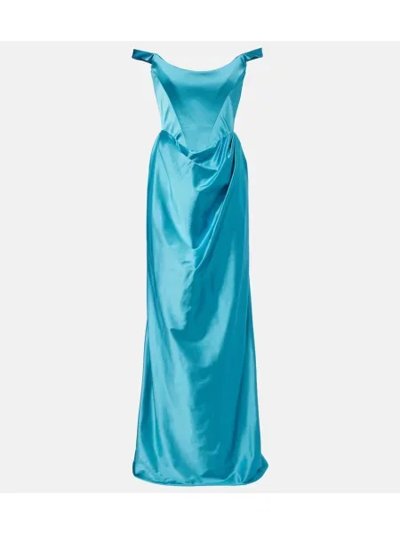 Rochie Vivienne Westwood din satin albastru