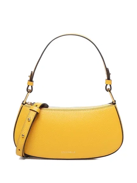 Mała mały torebka Coccinelle żółta