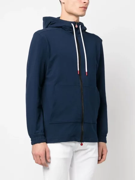 Hoodie Kiton μπλε