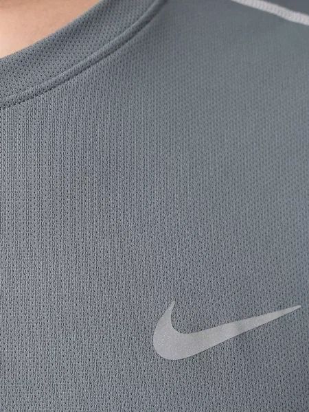 Nike hosszú ujjú edzős pulóver férfi Miler Dri-FIT szürke