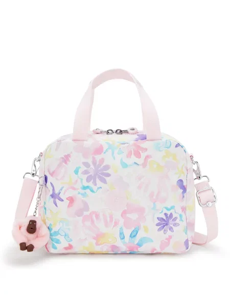 KIPLING Torba Miyo svijetloplava / žuta / roza / vuneno bijela