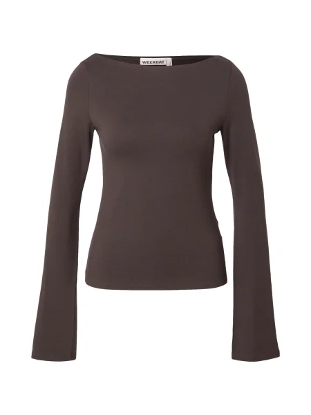 WEEKDAY Tricou Annie' maro