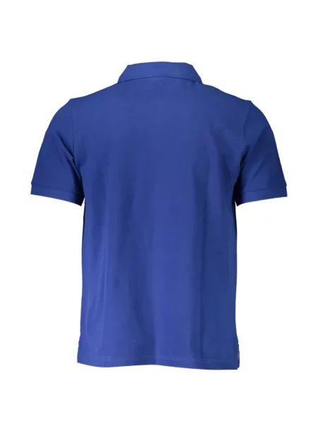Tricou polo North Sails cu autograf albastru
