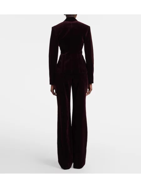 Pantaloni Alaïa de catifea