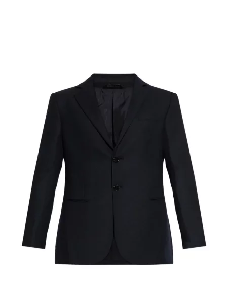 Sacou Giorgio Armani din cașmir albastru