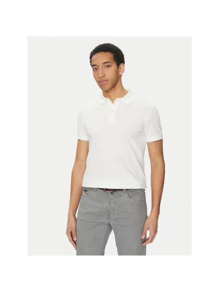 Geox Polo majica Regular Fit bela
