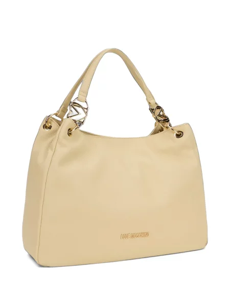 Geantă shopper Love Moschino cu autograf