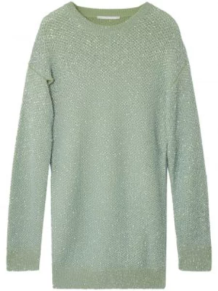 Geacă Stella Mccartney cu paiete verde