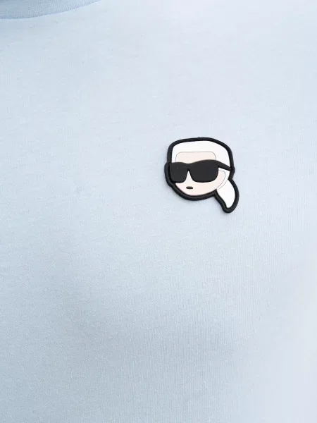 Однотонная футболка Karl Lagerfeld