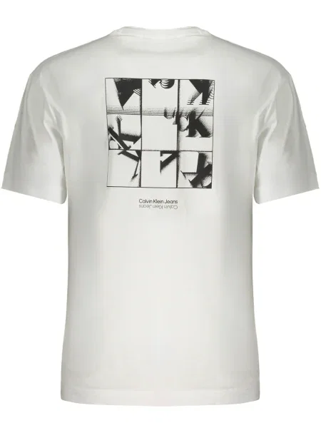 Krátke tričko Calvin Klein biela