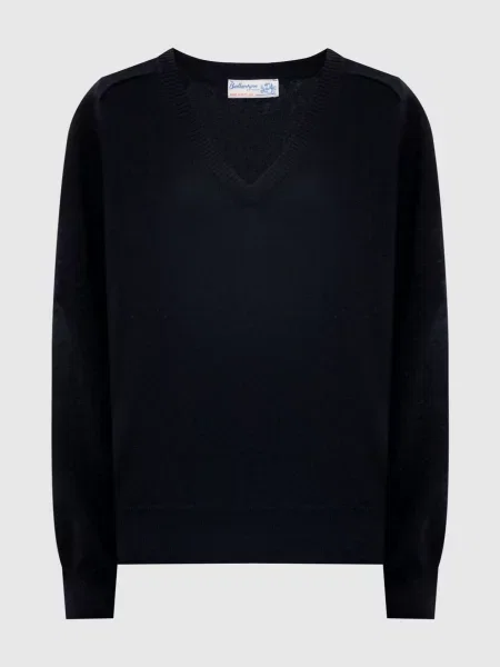 Пуловер з кашеміру Ballantyne чорний