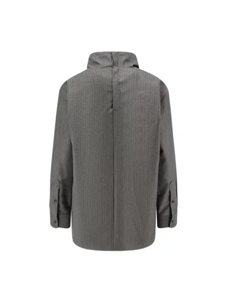 Bluzka Bottega Veneta wełniana szara