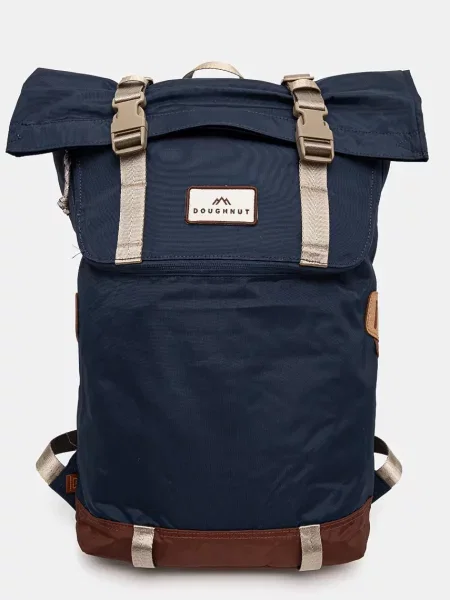 Doughnut plecak Christopher Jungle granatowy duży wzorzysty