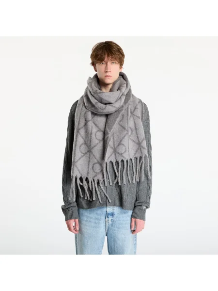 Fular Calvin Klein Emblem Aop Brushed gri