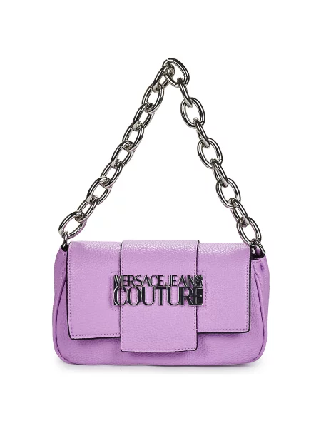 Crossbody torbica Versace Jeans Couture vijolična