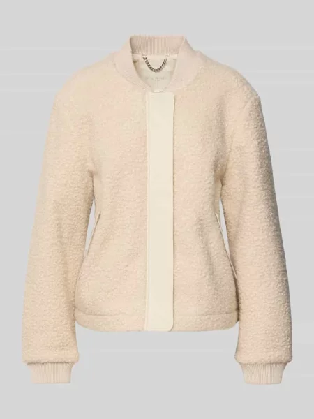 Milano Italy Kurtka Bouclé beige biała