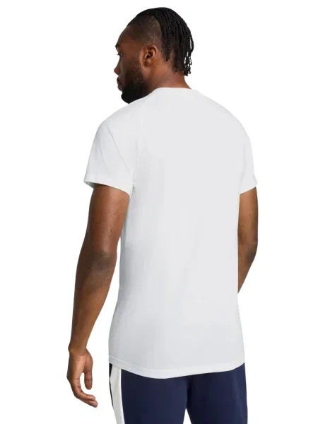 PUMA Tricou funcțional TeamEvostripe' alb