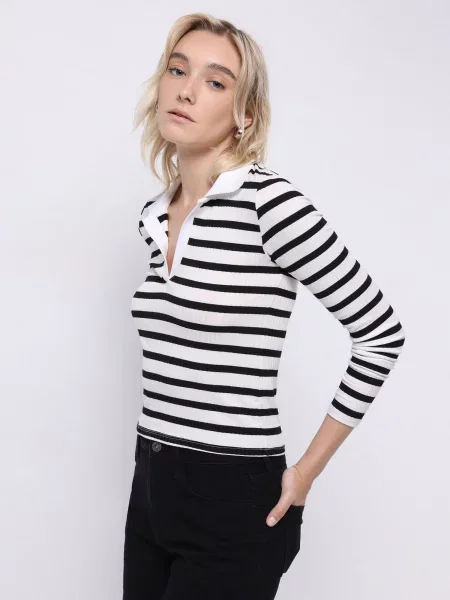 Кофти та светри Colin’s комбінований верх чорний