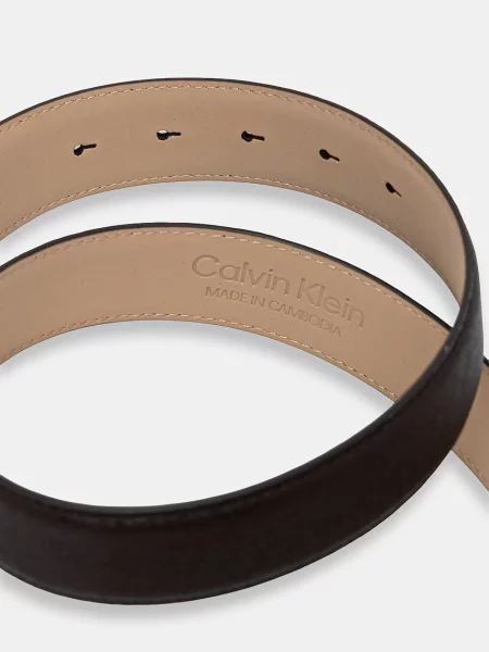 Calvin Klein pas usnjeni rjava