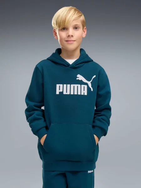Дитяче Худі PUMA Ess No. 1 Logo Hoodie Fl комбінований верх синій