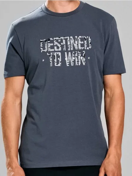 Sinsay tričko s nápisem šedá