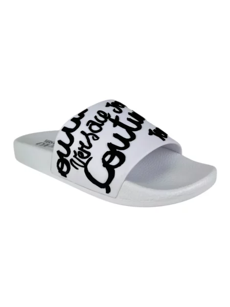 Klapki Versace Jeans Couture białe